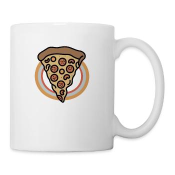 Pizza Slice, Slice of Pizza - Coffee/Tea Mug - white - Right