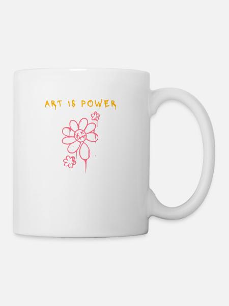 Art Is Power Graffiti - Coffee/Tea Mug - white