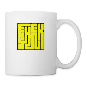Fuck You Maze © WhiteTigerLLC.Com - Coffee/Tea Mug - white - Right