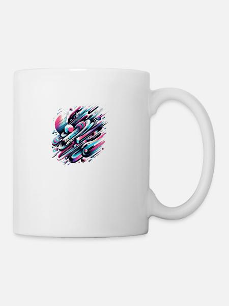 Retrofuturistic Voyage - Coffee/Tea Mug - white