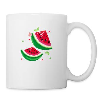 Watermelon Slices Design - Coffee/Tea Mug - white - Right