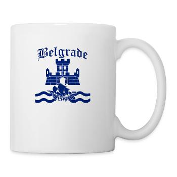 Belgrade Blue Version - Coffee/Tea Mug - white - Right