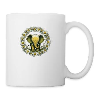 Elephant - Coffee/Tea Mug - white - Right