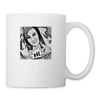 BLACK AND WHITE - Coffee/Tea Mug - white - Right