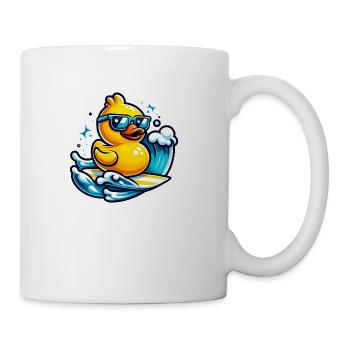 Surf's Up Ducky - Coffee/Tea Mug - white - Right