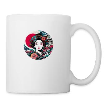 Japanese Art 3 - Coffee/Tea Mug - white - Right