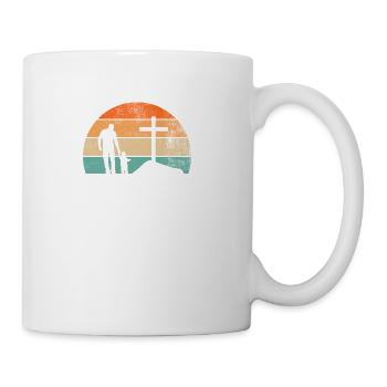 Best Dad Raising Disciples Vintage Christian - Coffee/Tea Mug - white - Right