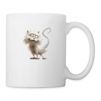 Funny Cat - Coffee/Tea Mug - white - Right