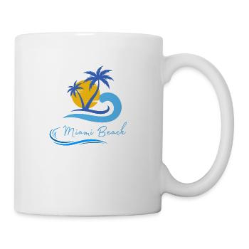 Miami Beach - Coffee/Tea Mug - white - Right