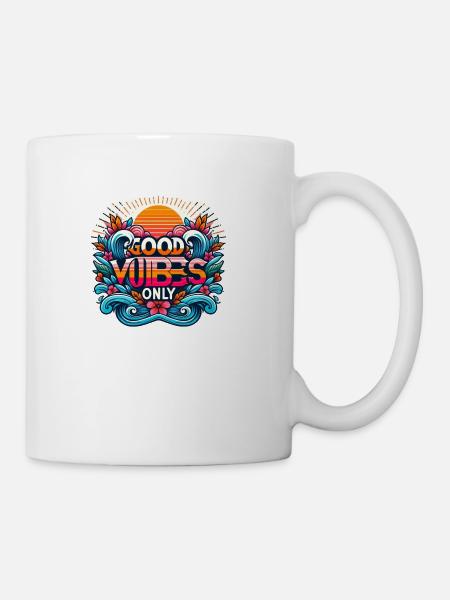 good vibe - Coffee/Tea Mug - white