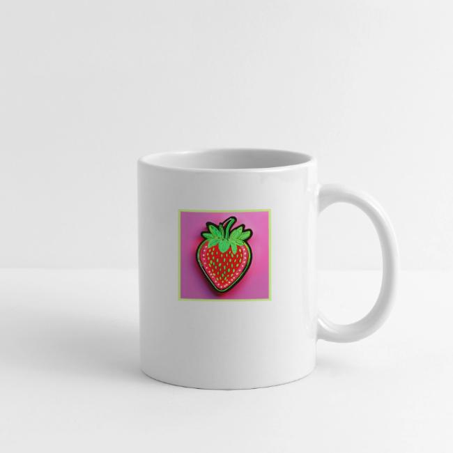 Vibrant Strawberry Neon Sign