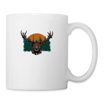 Hunting Is Life Positive Quotes Hunter Positivity - Coffee/Tea Mug - white - Right