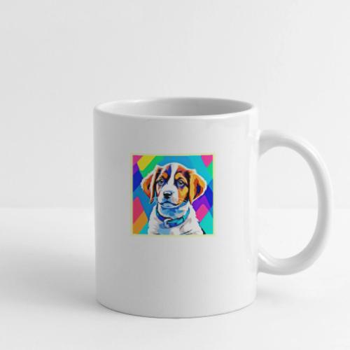 Puppy Portrait: Colorful Pup - Coffee/Tea Mug