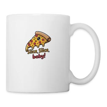 Slice Slice Baby - Coffee/Tea Mug - white - Right