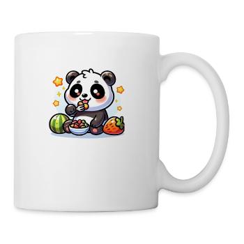 Cartoon Panda Image - Coffee/Tea Mug - white - Right