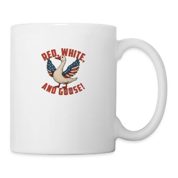 Red White And Goose - Coffee/Tea Mug - white - Right