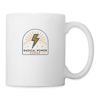 Radical Power Surge Lightning Bolt 80s - Coffee/Tea Mug - white - Right