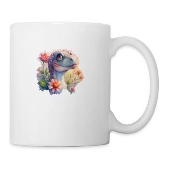 Prehistoric Florals - Coffee/Tea Mug - white - Right