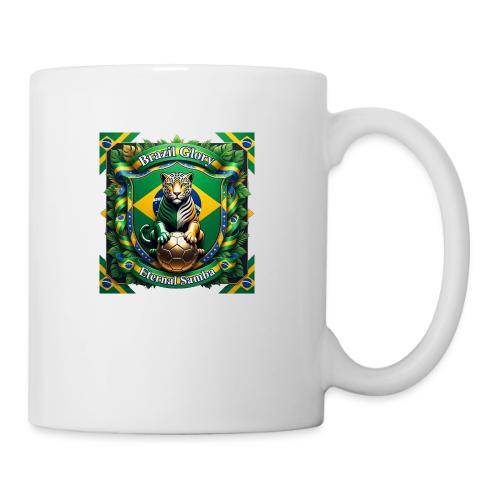 Brazil Jaguar Glory T-Shirt, Flag Pride Badge Gift - Coffee/Tea Mug