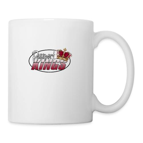 Passportkings white shirt design - Coffee/Tea Mug
