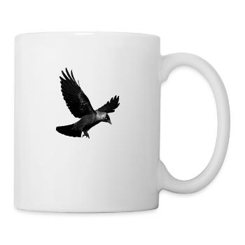 Raven landing - Coffee/Tea Mug - white - Right