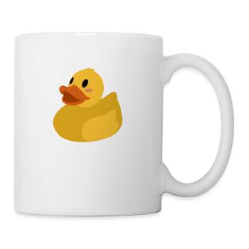 Cute Rubber Duck Duckie - Coffee/Tea Mug - white - Right
