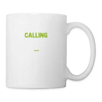Badminton Badminton Is Calling - Coffee/Tea Mug - white - Right