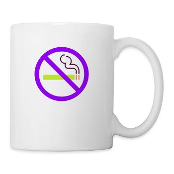 marceline no smoking - Coffee/Tea Mug - white - Right