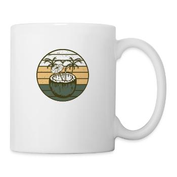 Coconut Juice Vintage - Coffee/Tea Mug - white - Right