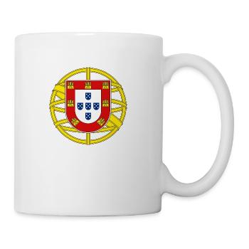 Coat of Arms of Portugal - Coffee/Tea Mug - white - Right