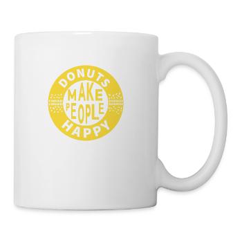 Donuts Make People Happy - Somebody Somewhere - Coffee/Tea Mug - white - Right