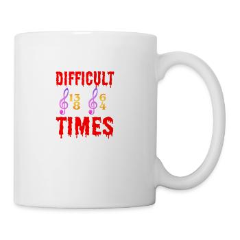These Are Difficult Times For Classical Music - Coffee/Tea Mug - white - Right