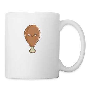 Happy Fried Chicken Drumstick - Coffee/Tea Mug - white - Right