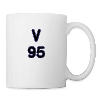 V design. - Coffee/Tea Mug - white - Right