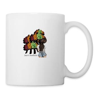 Sauvez la nature - Tasse - blanc - Droite