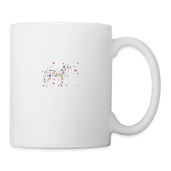 This Girl Runs on Jesus And Horses Tee Horse Lover - Coffee/Tea Mug - white - Right