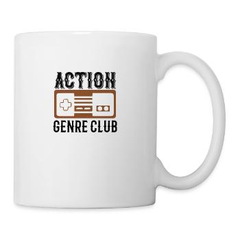 Action Genre Club - Coffee/Tea Mug - white - Right