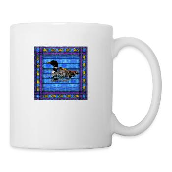 LOON QUILT - Coffee/Tea Mug - white - Right