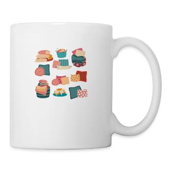comfy laundry pillows - Coffee/Tea Mug - white - Right