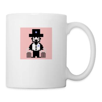 Mister Magic And Bucket Of Water Bg Pink - Coffee/Tea Mug - white - Right