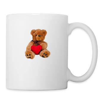 Teddy valentine - Coffee/Tea Mug - white - Right