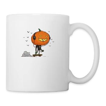 The Skater Pumpkin - Coffee/Tea Mug - white - Right