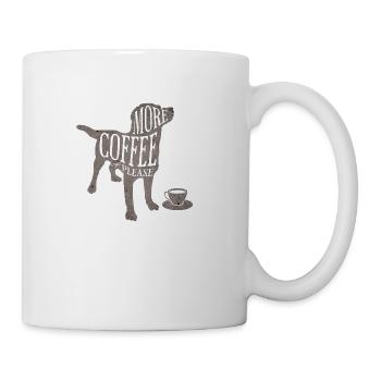 More Coffee Please Dog - Coffee/Tea Mug - white - Right