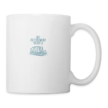 Pontoon Boat Mon véhicule de retraite - Tasse - blanc - Droite