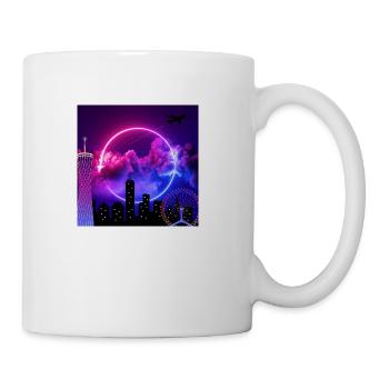 neon night - Coffee/Tea Mug - white - Right