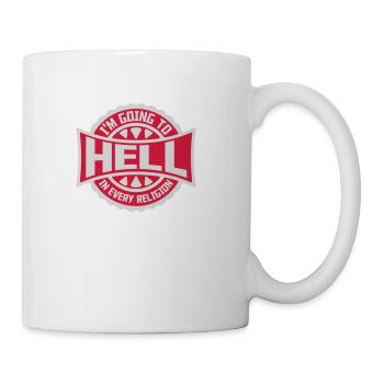 im going to hell - Coffee/Tea Mug - white - Right