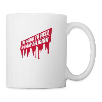 im going to hell - Coffee/Tea Mug - white - Right