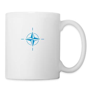 NATO OTAN Flag - Coffee/Tea Mug - white - Right