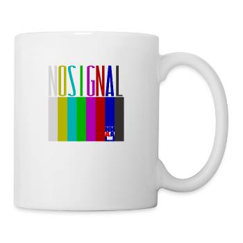 No signal TV screen EBU Colorbars - Coffee/Tea Mug - white - Right