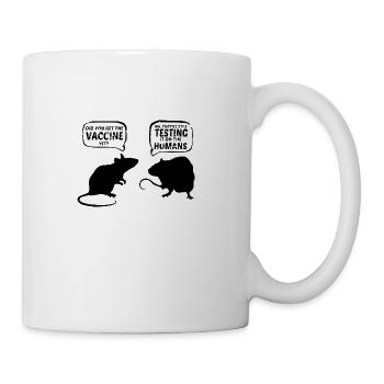 Rat Vaccine The Vaccine Yet Funny - Coffee/Tea Mug - white - Right